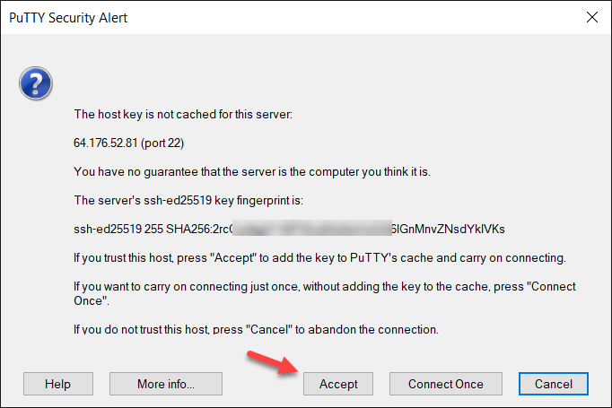 Chấp nhận chứng chỉ bảo mật
