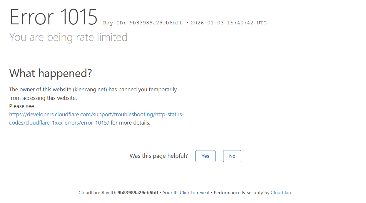 Giới hạn tốc độ